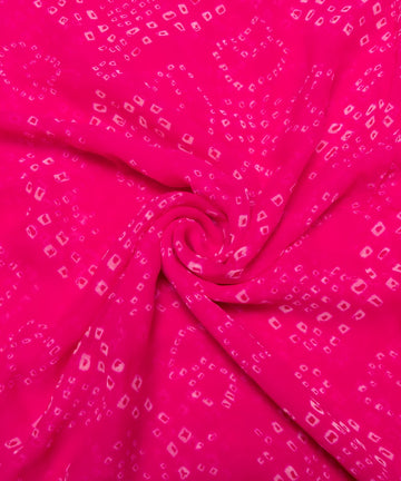 Bandhani Print Georgette Fabric